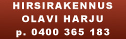 Hirsirakennus Olavi Harju logo